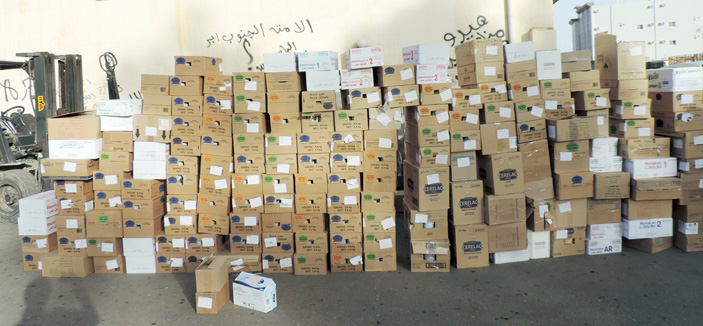 أمانة منطقة القصيم تصادر (3500) علبة حليب أطفال فاسدة 