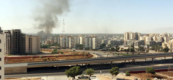 اندلاع قتال عنيف قرب مطار العاصمة الليبية