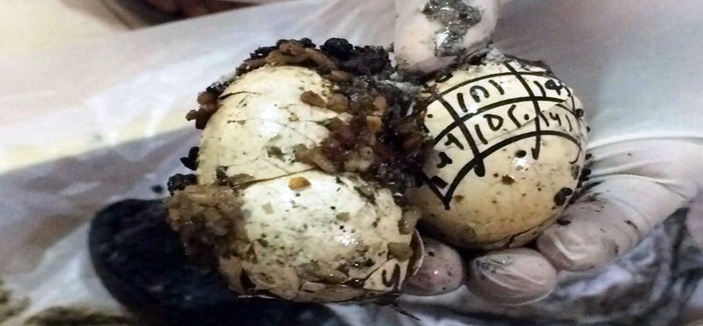 «هيئة الجبيل» تتلف عملاً سحرياً في جرة رميت في قاع البحر 