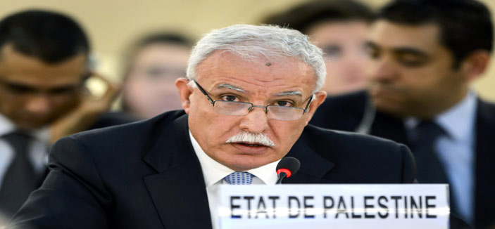وزير الخارجية الفلسطيني يتهم إسرائيل بارتكاب جرائم ضد الإنسانية   