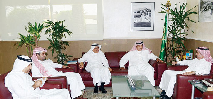 السويكت يستقبل رئيس مجلس إدارة غرفة الشرقية 