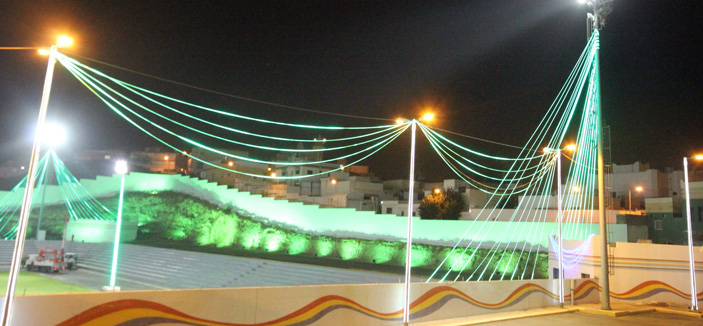 أبها تستعد للعيد بـ50 ألف عقد إنارة وثلاثة مواقع للاحتفالات 