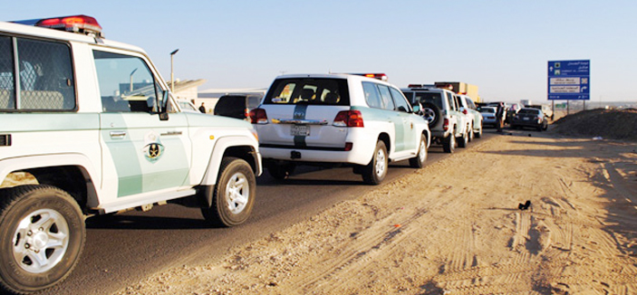 حجز 371 مركبة وإيقاف 215 مخالفاً بالجوف 