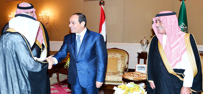 ولي ولي العهد يقيم حفل عشاء تكريماً للرئيس المصري 