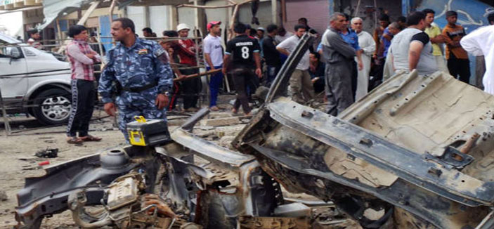 مقتل وإصابة 13 عاملاً في انفجار شمالي بغداد 