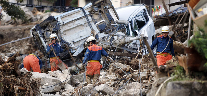 ارتفاع حصيلة ضحايا انزلاقات التربة في هيروشيما إلى أكثر من 40 قتيلاً 