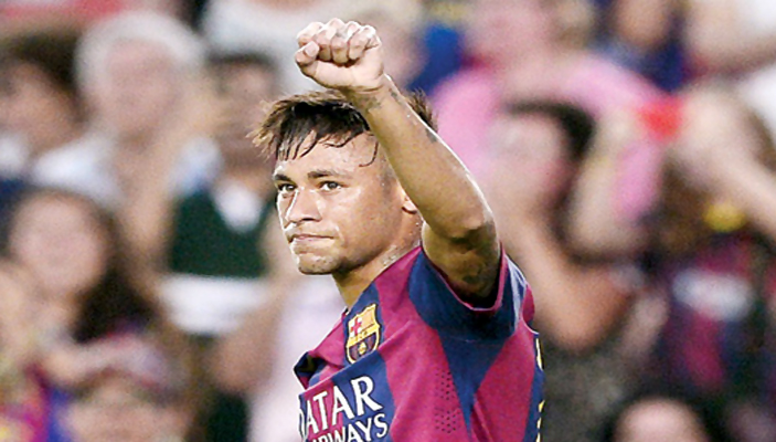 إصابة نيمار في كاحله تغيبه عن انطلاقة الليغا 