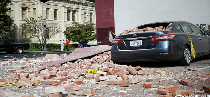زلزال بقوة 6.1 يضرب كاليفورنيا ويصيب العشرات 