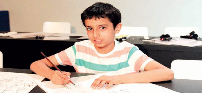 طفل سعودي يسعى لخط المصحف عبر إثراء المعرفة 