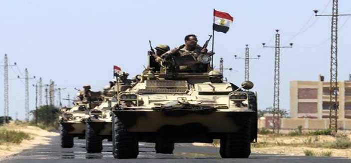 الجيش المصري يقتل 16 مسلحاً ويضبط 30 خلال حملات أمنية بسيناء 