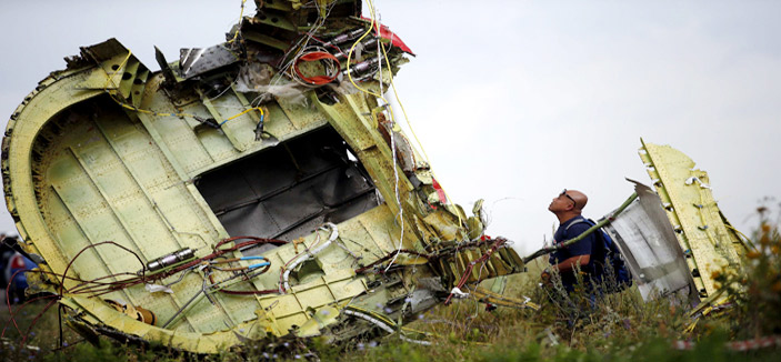 تقرير أولي عن سقوط الطائر الماليزية بشرق أوكرانيا 