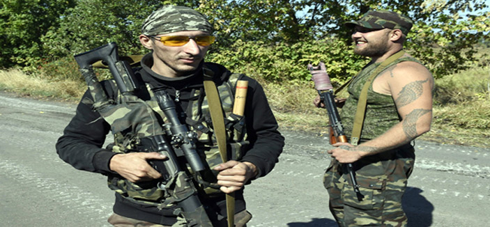 كييف تتهم انفصاليي شرق أوكرانيا بتهديد عملية السلام 