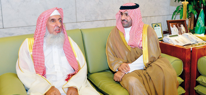أمير منطقة الرياض يستقبل مفتي عام المملكة وأمين منطقة الرياض بالنيابة 