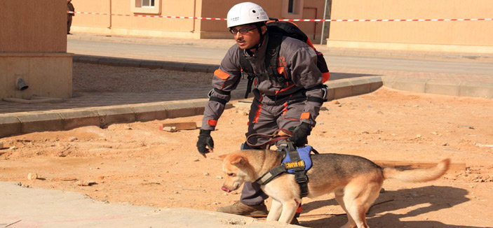 اللواء المثال: تشكيلات قوات الطوارئ الخاصة للدفاع تشهد خلال حج هذا العام مشاركة قسم وسائل البحث {K9} لأول مرة 