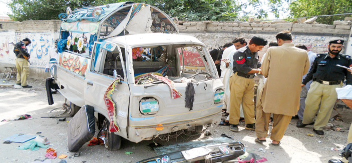 إصابة خمسة أشخاص في انفجار جنوب غرب باكستان 