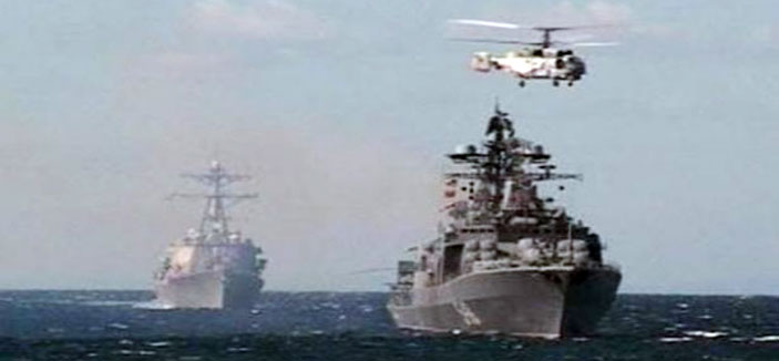 سفينتان حربيتان كوريتان شمالية وجنوبية تتبادلان إطلاق النار 