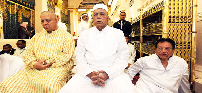 رئيس جمهورية بنغلاديش يزور المسجد النبوي 