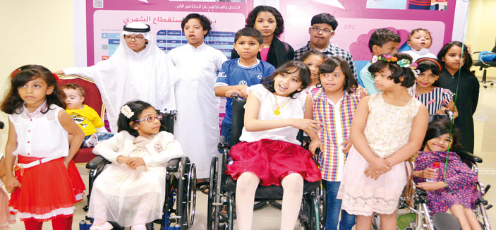 40 طفلاً يشاركون في احتفال جمعية المعاقين مع المستفيدين بعيد الأضحى المبارك 
