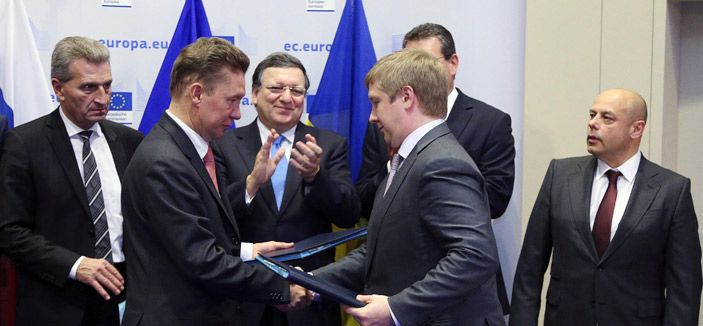 اتفاق روسي - أوكراني على مخرج مؤقت لأزمة الغاز قبل الشتاء