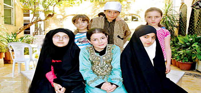 رشا الحلبية ابنة التسع سنوات بطلة مسلسل سوري يروي يوميات الحرب 