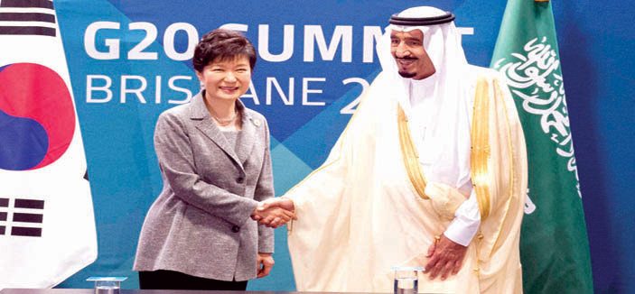 الأمير سلمان ورئيس وزراء الهند ورئيسة كوريا يبحثون العلاقات الثنائية وموضوعات قمة مجموعة العشرين 