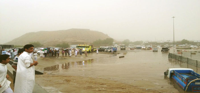 الأرصاد تدعو لتوخّي الحذر جرّاء الأمطار المتوقعة على مكة المكرمة 