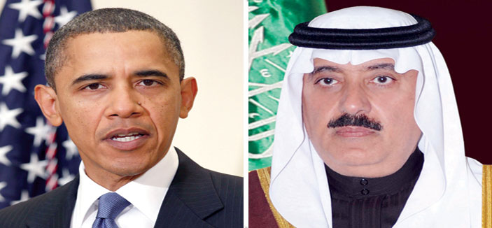 الأمير متعب بن عبدالله: الموقف السعودي - الأمريكي جزء من الموقف الدولي الحريص على رفع معاناة الشعب السوري واستقرار العراق واليمن 
