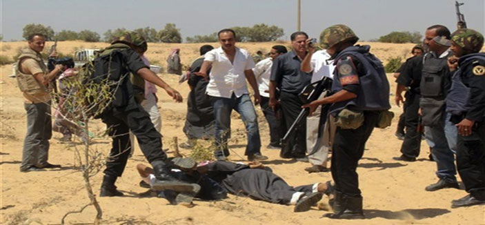 مقتل 2 من العناصر الإرهابية بسيناء والقبض على 61 