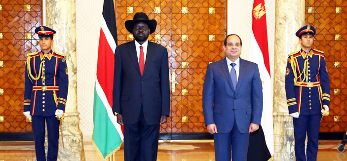 السيسي وسلفاكير يؤكدان عمق العلاقات المصرية السودانية 