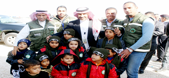الحملة السعودية تقدم مساعدات لأكثر من 40 ألف لاجئ سوري 