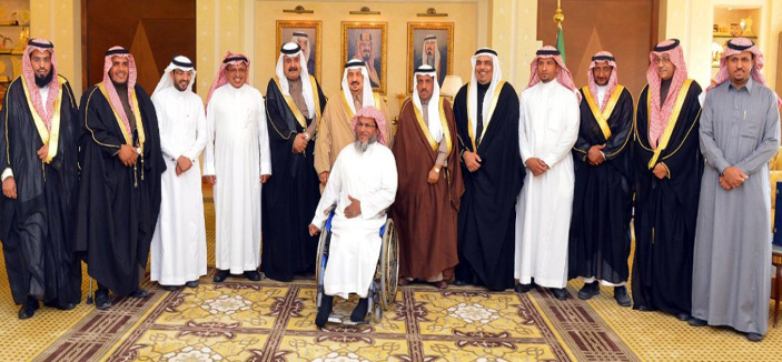 الأمير فيصل بن بندر يستقبل رئيس وأعضاء مجلس إدارة نادي الاحتياجات الخاصة بالقصيم 