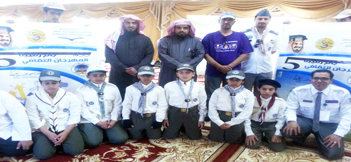 رواد الحركة الكشفية يزورون مهرجان أم رقيبة الثقافي 