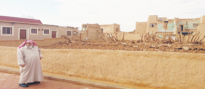 انهيار مسجد الشيخ محمد بن عبدالوهاب بحريملاء (قرّاشة) 