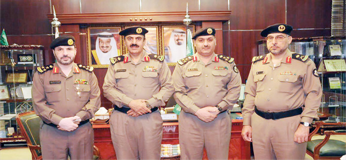 مدير شرطة الجوف يقلد البيالي رتبة عميد 