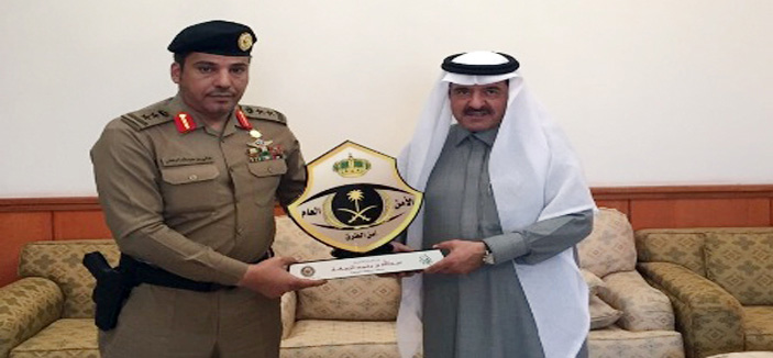 محافظ القويعية يجتمع بقائد أمن طرق غرب الرياض 