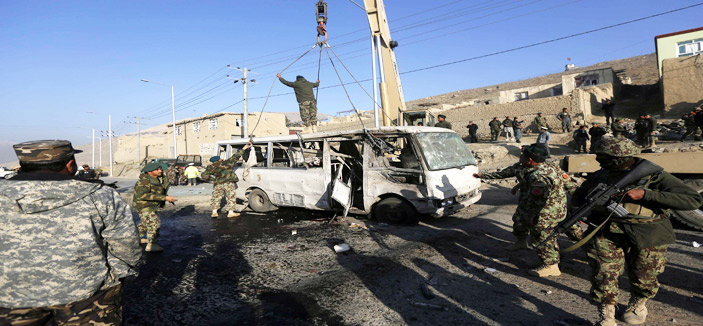 انتحاري يقتل ستة جنود أفغان في هجوم على حافلة بالعاصمة كابول 