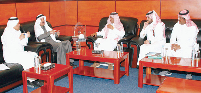 مسؤولو «مهرجان الغضا» يزورون «الجزيرة» 