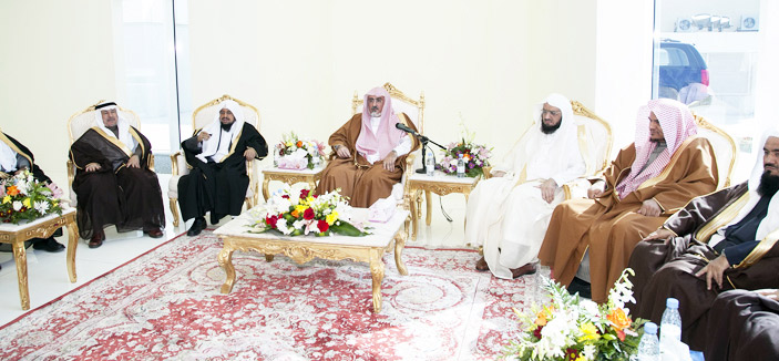 وزير الشؤون الإسلامية استقبل أعضاء مجلس جامعة الإمام 