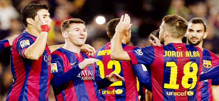 برشلونة يسحق قرطبة بخماسية ويقلص الفارق مع الريال مؤقتا 