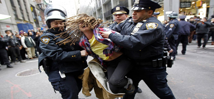 دعوة إلى التظاهر ضد عنف الشرطة الأمريكية في نيويورك 