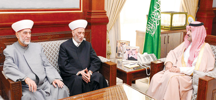 مفتي لبنان يشيد بدور القيادة السعودية في دعم القضايا الإسلامية 