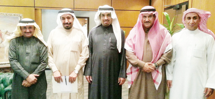 أمين منطقة الرياض المكلّف يستقبل رئيس وأعضاء المجلس البلدي بمحافظة المزاحمية 