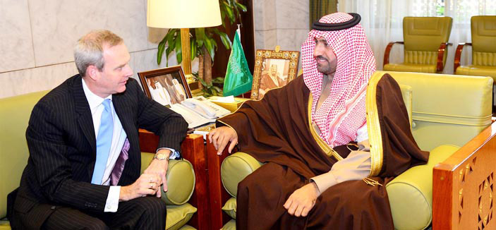 الأمير تركي بن عبد الله يستقبل سفير جمهورية ألمانيا الاتحادية 