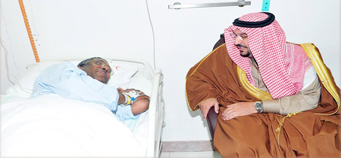 نائب أمير منطقة القصيم يزور الدكتور النصري 