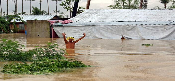 مقتل 53 شخصاً جراء انهيارات أرضية وفيضانات في الفلبين  
