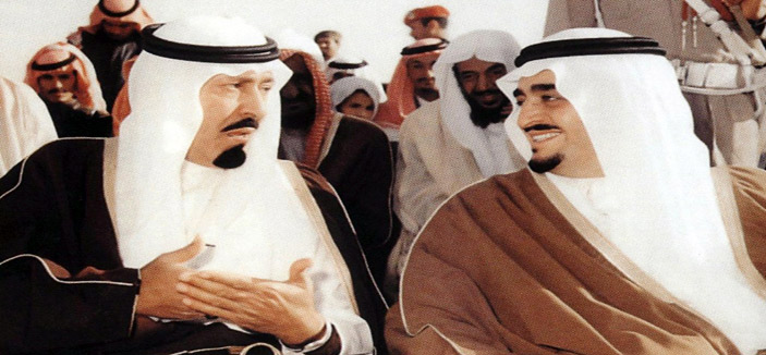  الملك فهد والملك عبدالله