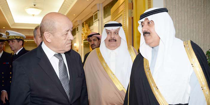 الأمير متعب بن عبدالله بحث مع وزير الدفاع الفرنسي الموضوعات المشتركة 