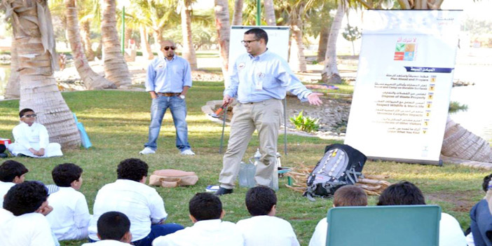 طلاب ينبع الصناعية يتعرفون على السياحة البيئية 