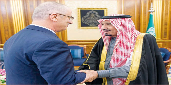 الأمير سلمان يستقبل دولة رئيس الوزراء الفلسطيني 
