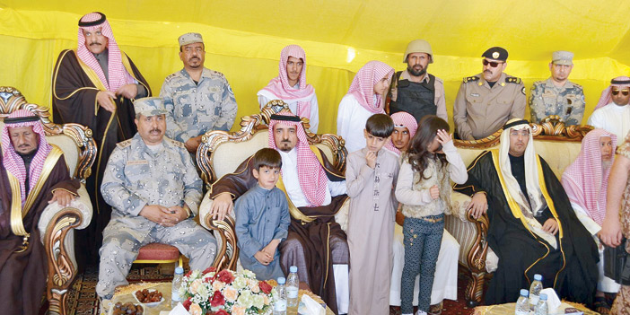 خلال زيارته لهم في تبوك وجازان 